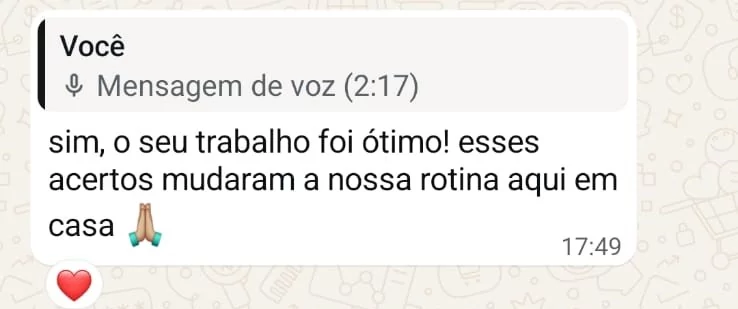 Print autorizado do depoimento sobre Mafe e Maju, Pinschers, parte 3 de 5.